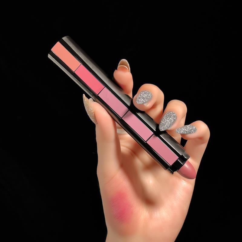 5-Color Matte Lipstick Set for Easy On-the-Go Makeup Looks