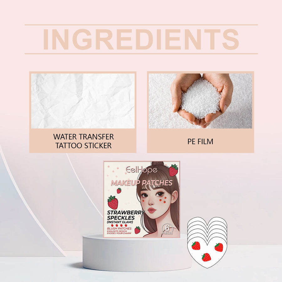 Strawberry Makeup Patches for Instant Playful Glam