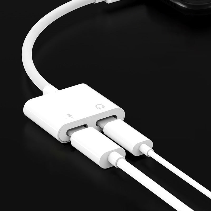 iPhone Lightning Splitter: Charge & Listen at Once