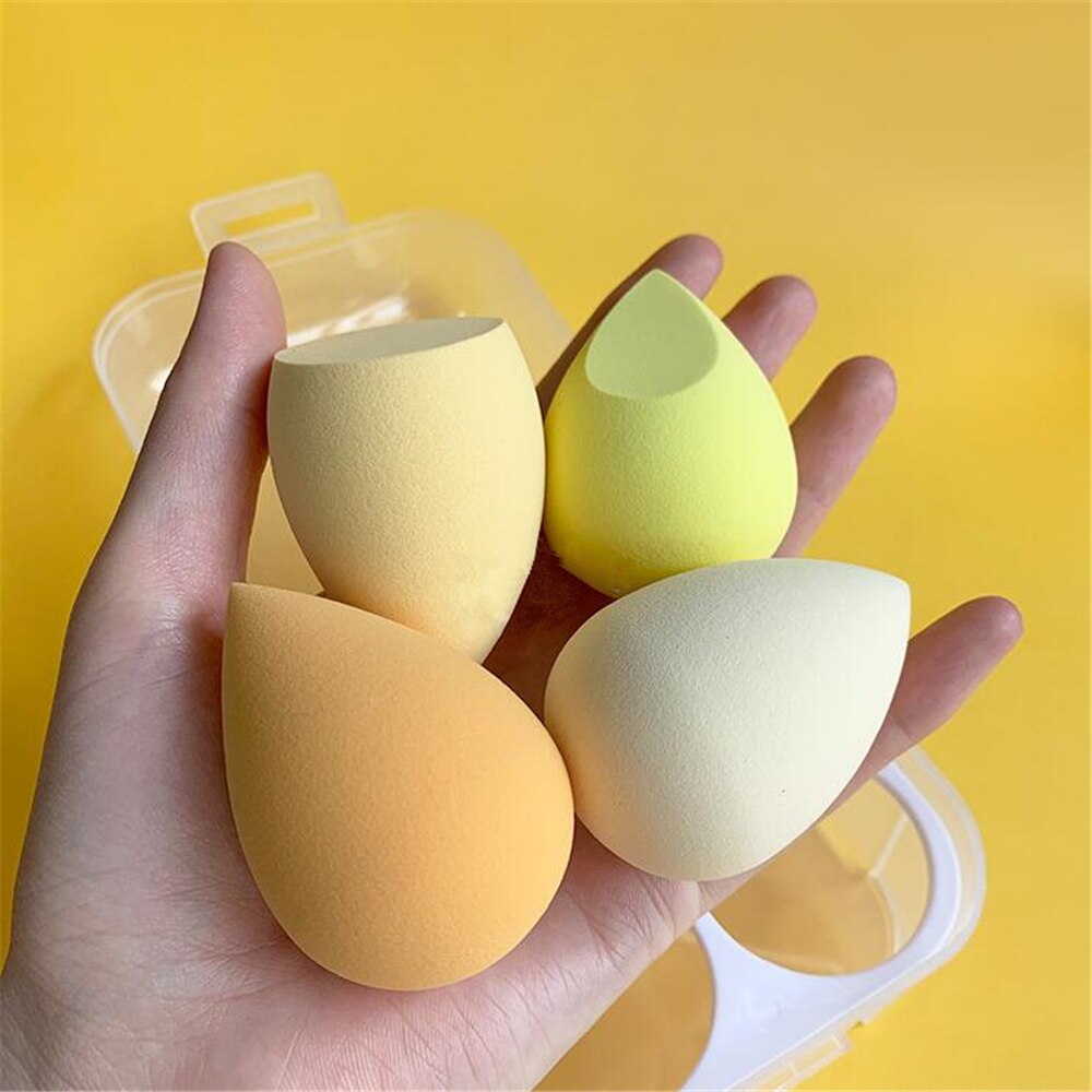 Makeup Sponge Set — Flawless Blending with 4 Velvety Puffs