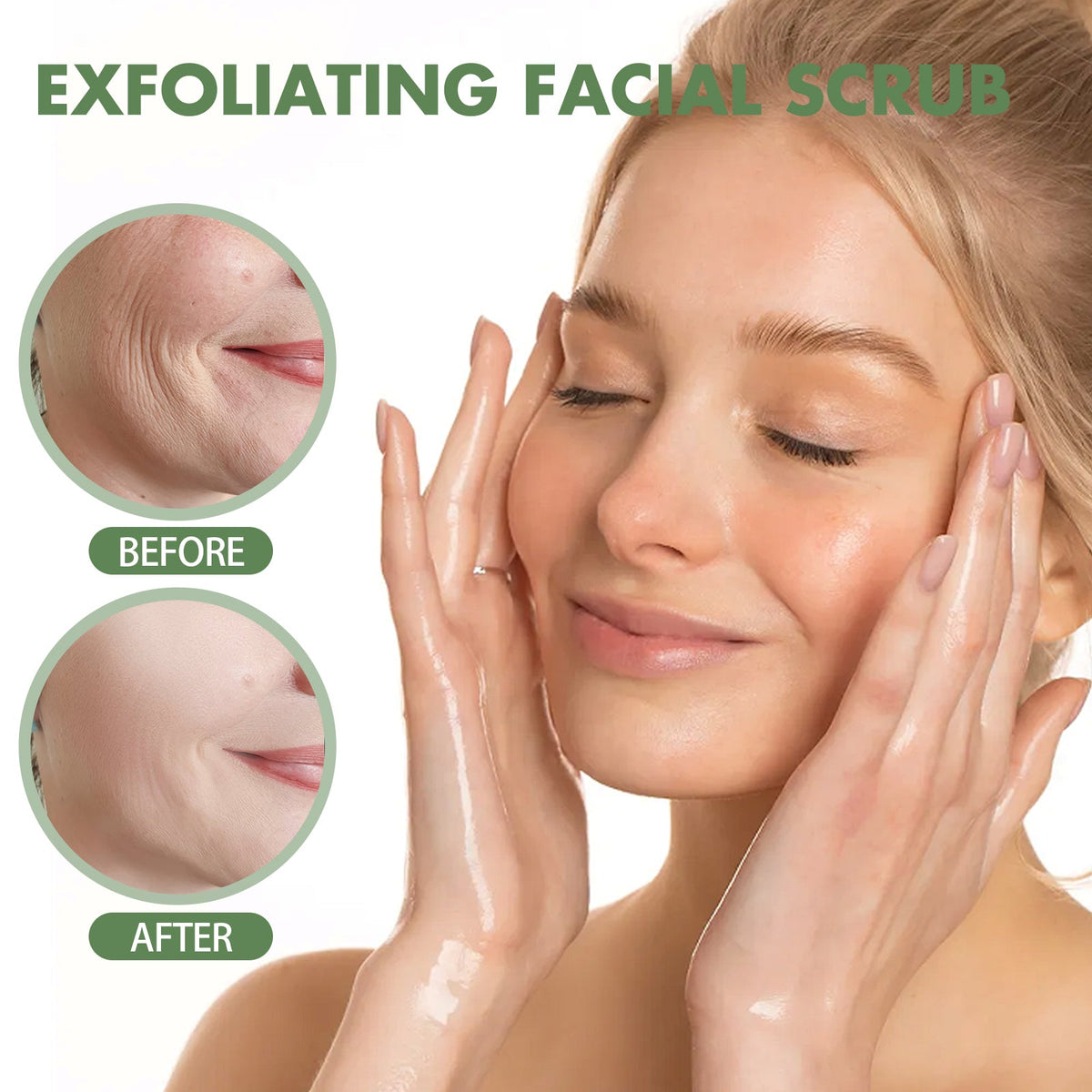 Aloe Vera Exfoliating Facial Scrub for Smoother, Brighter Skin