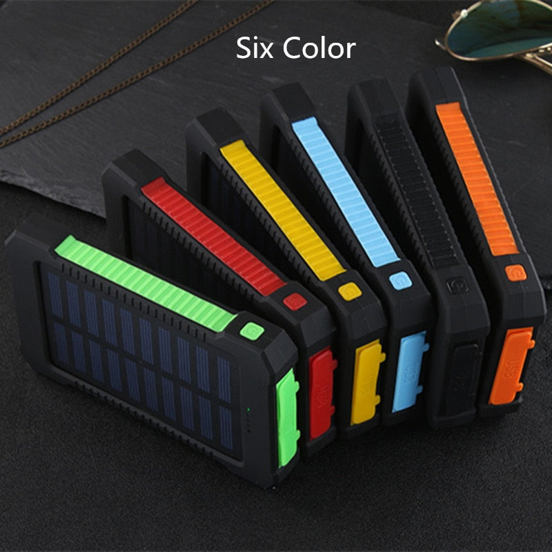 Solar Power Bank 20000mAh — Never Run Out of Power Outdoors