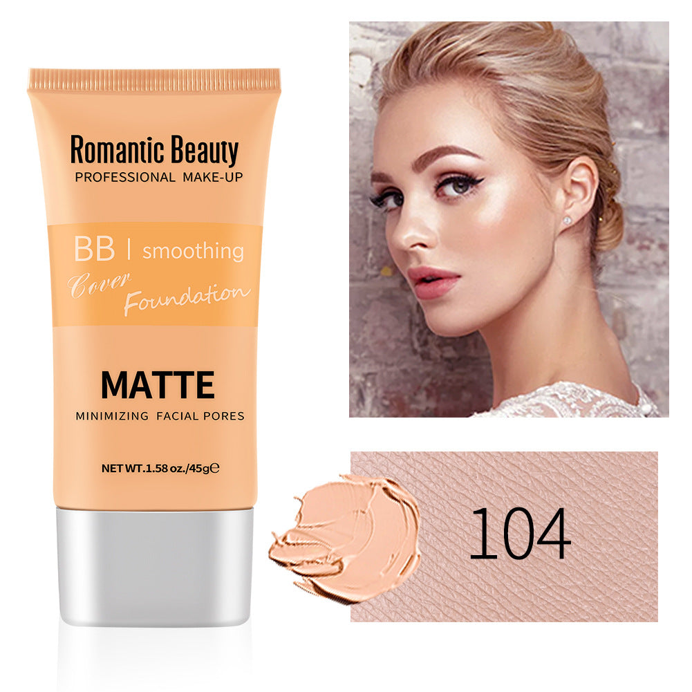 Matte BB Foundation for Pore-Blurring, Even Coverage