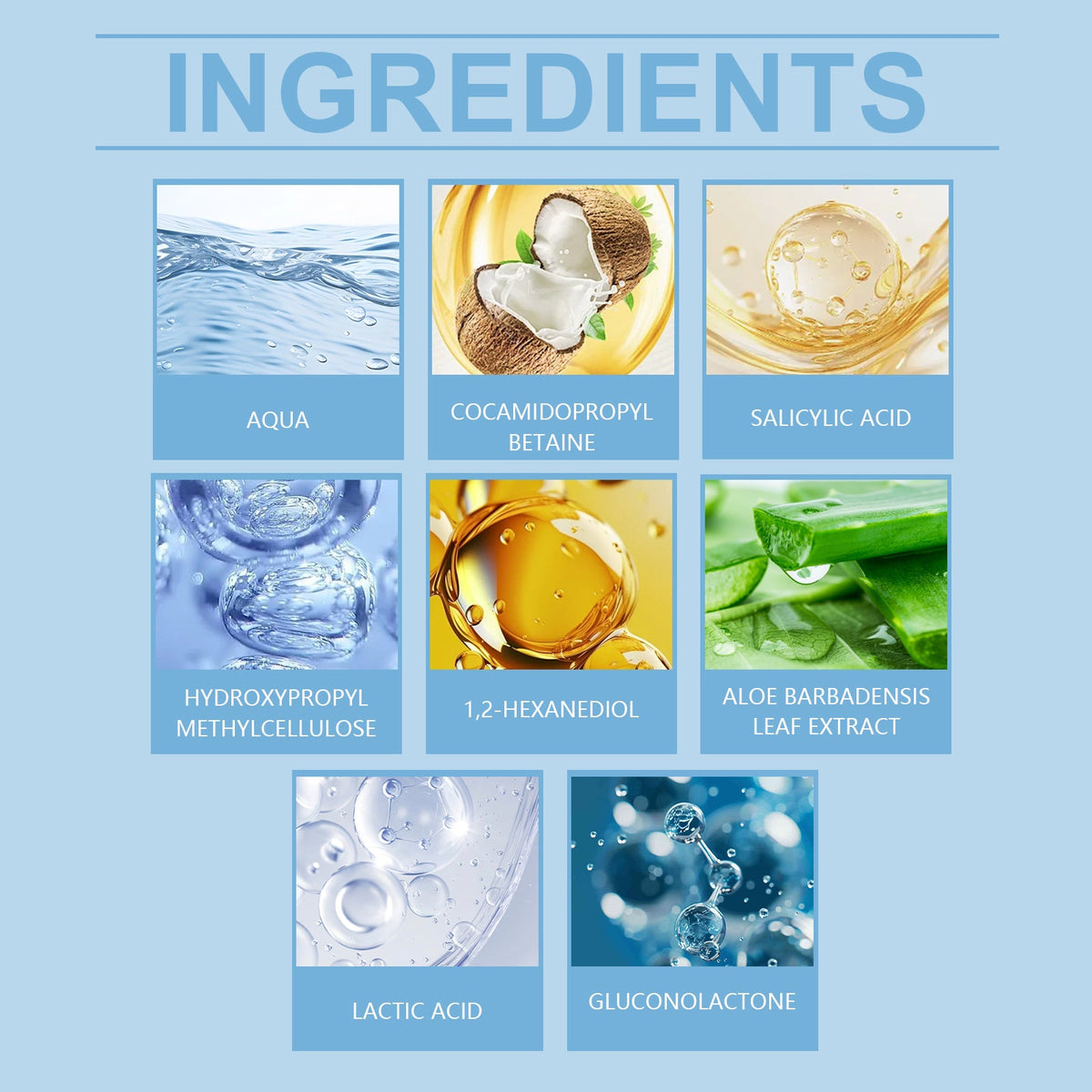 Salicylic Acid Facial Cleanser for Clogged Pores & Acne