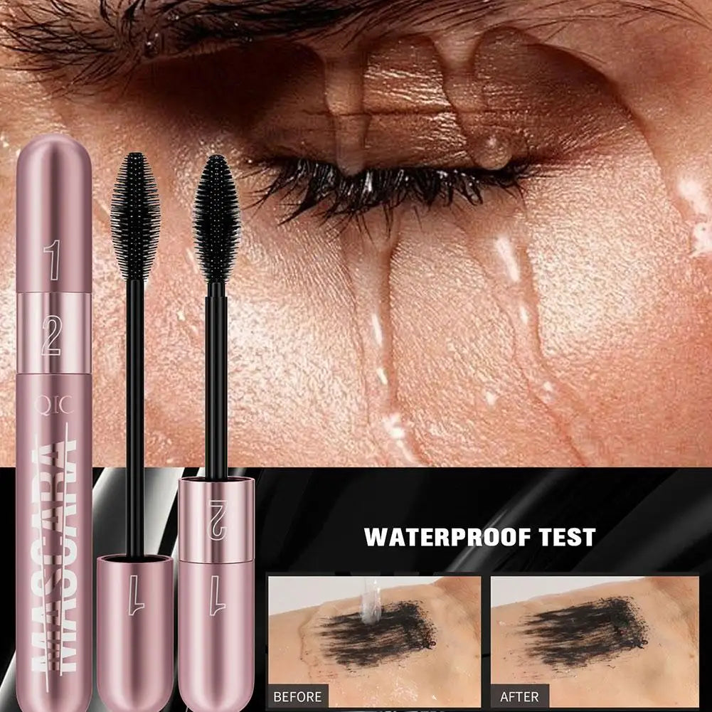 Waterproof Dual-Brush Mascara for Longer, Fuller Lashes