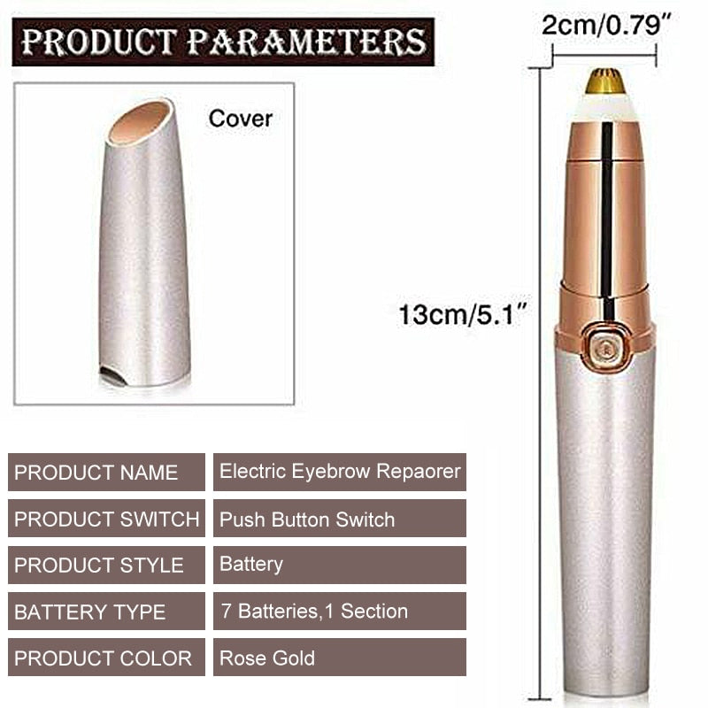 Epilator Shaver — Painless Electric Eyebrow Hair Remover Pen