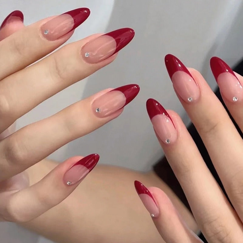 Press‑On Nails Red French Tip — Salon Look in 10 Minutes