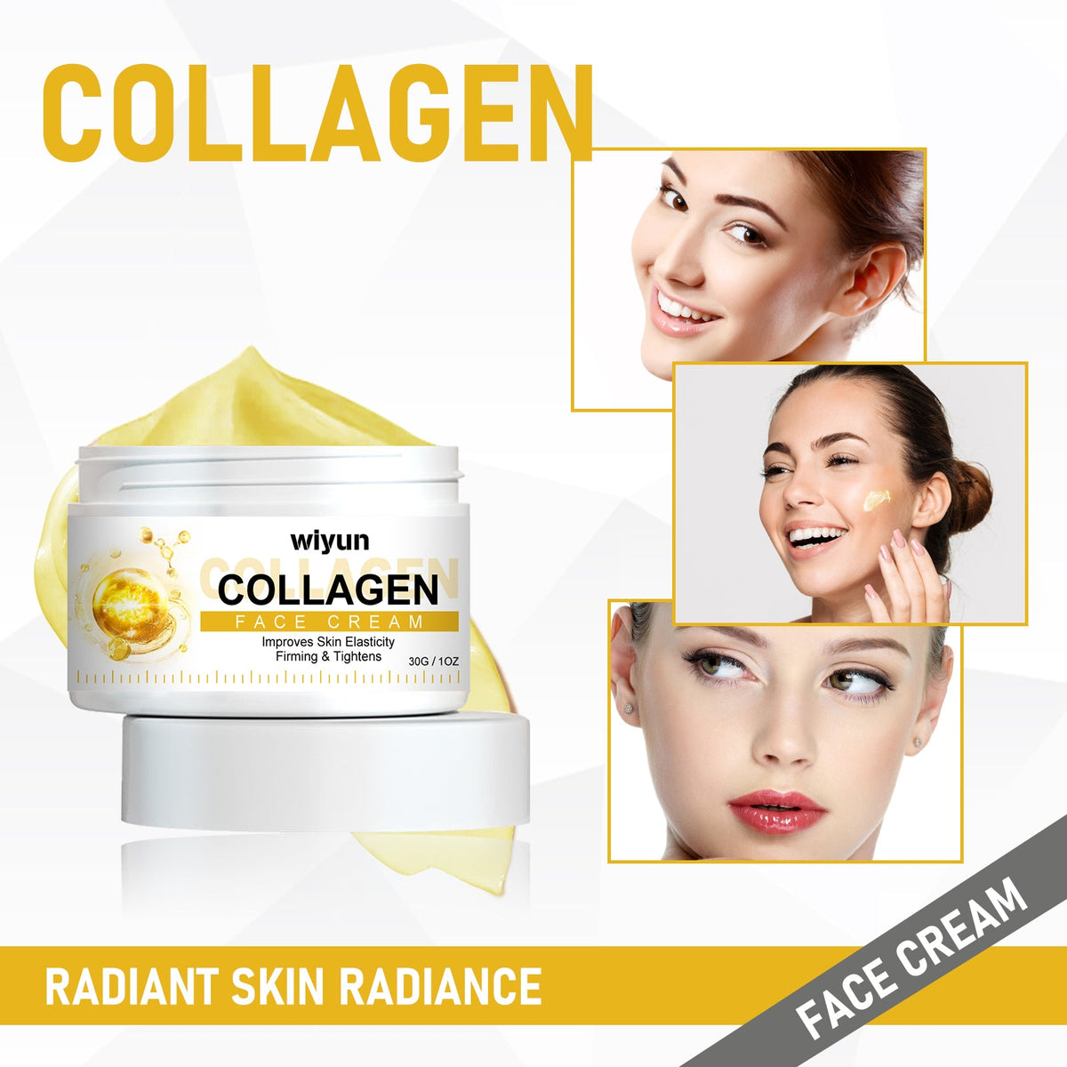 Collagen Face Cream for Firming and Fine Lines