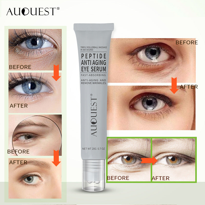 Peptide Eye Serum Cream with Triple Rollerball Massage