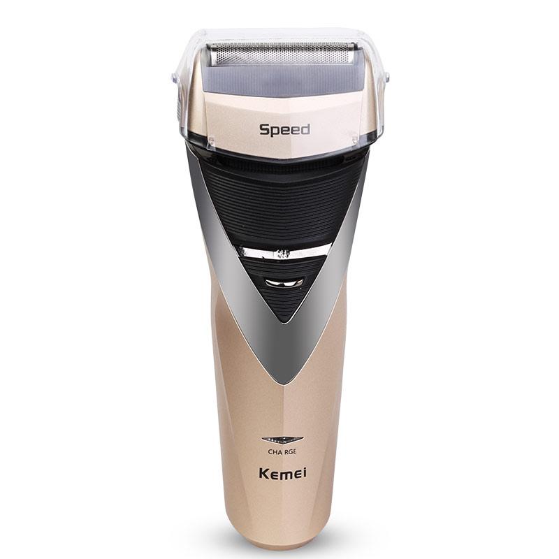 Rechargeable Electric Shaver — Waterproof Dual‑Blade Face