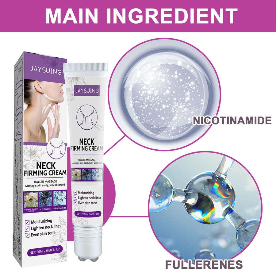 Roller Neck Cream for Smoother, Firmer-Looking Skin