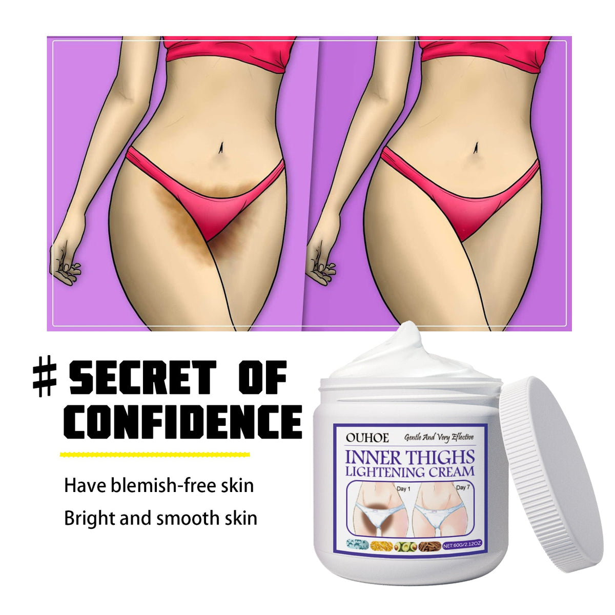 Thigh Lightening Cream — Visible Brightening in 7 Days