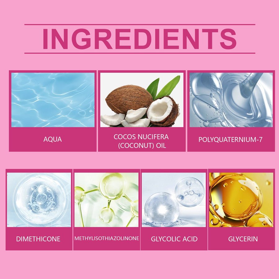 Glycolic Hair Mask for Dry, Rough Hair and Glossy Shine