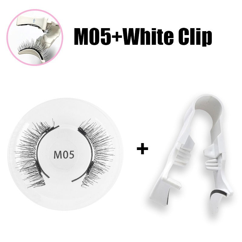 Magnetic False Eyelashes — Natural Thick & Long Look, No Glue