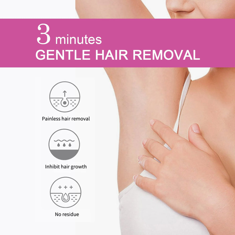Hair Removal Cream for Sensitive Skin - 3 Minute Depilation