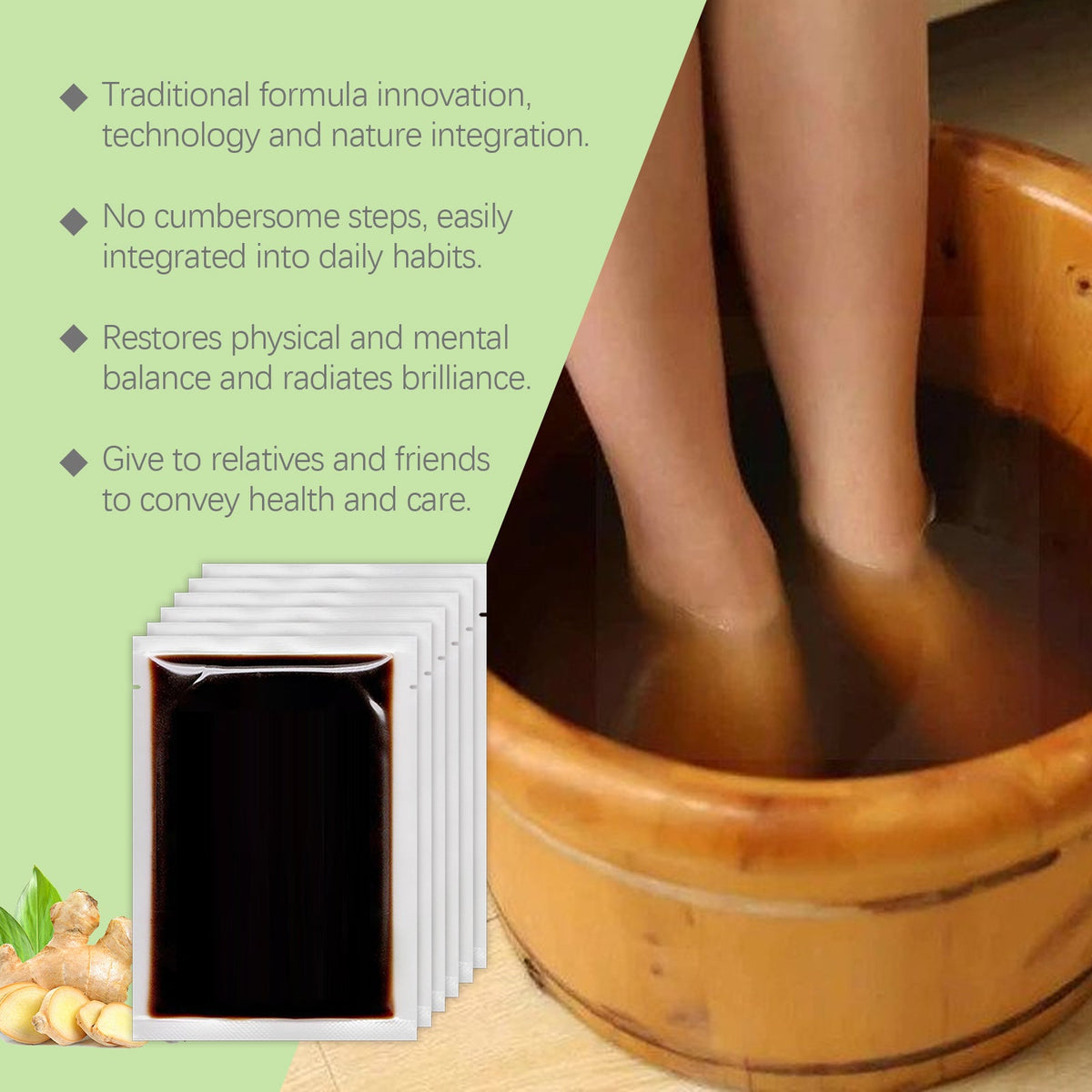 Foot Care Foot Soak Pack Gentle Cleansing And Maintenance Fo