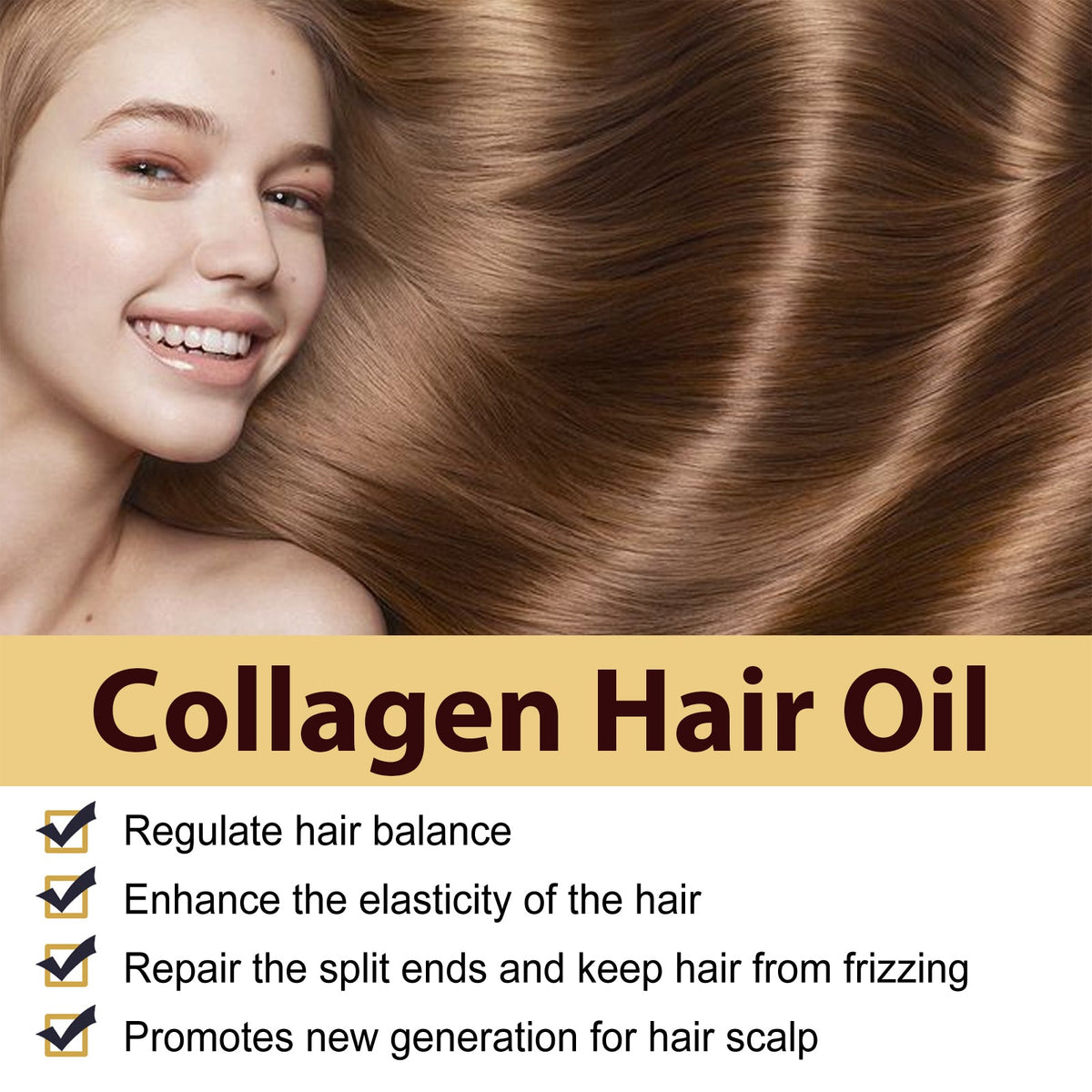 Maca Hair Oil for Smooth, Dry, Damaged Hair Repair