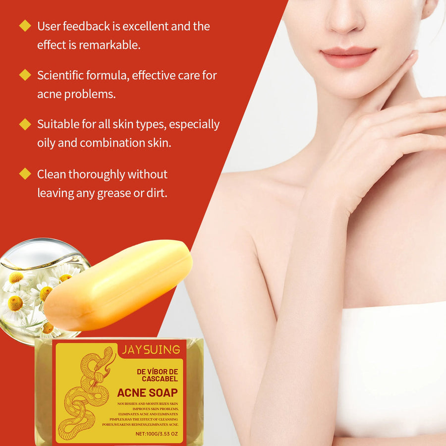 Herbal Acne Cleansing Bar Soap for Back and Body