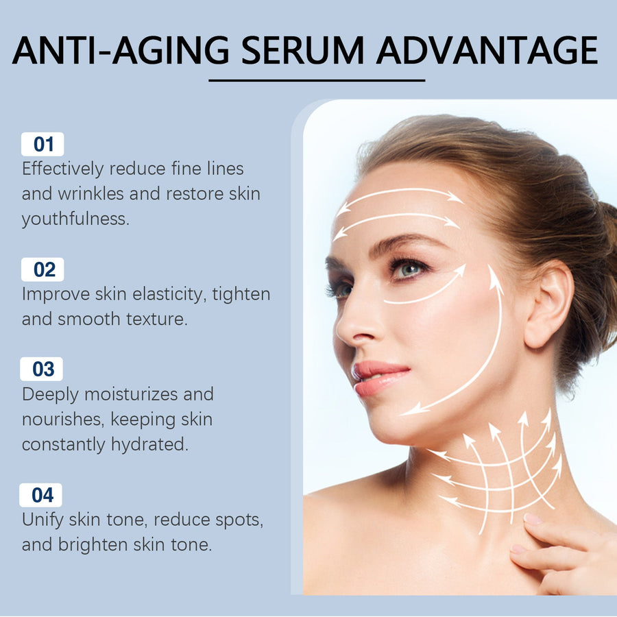 Anti-Aging Facial Serum for Fine Lines and Firming Glow