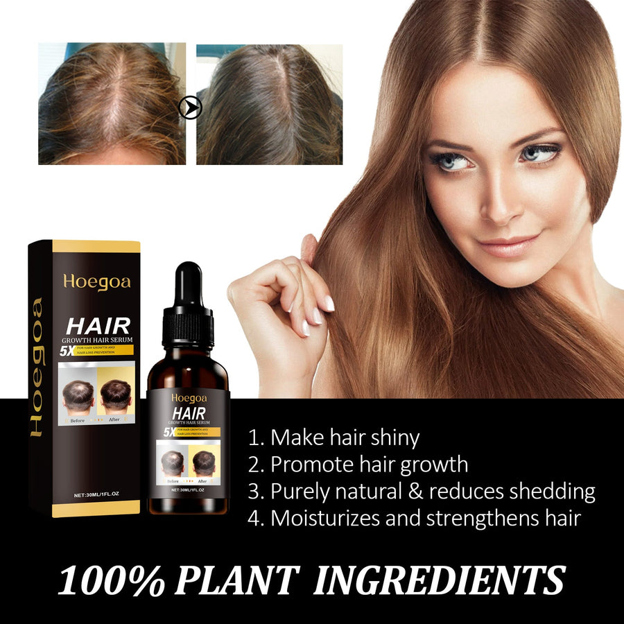 Ginger Hair Growth Serum for Fuller-Looking, Thicker Hair