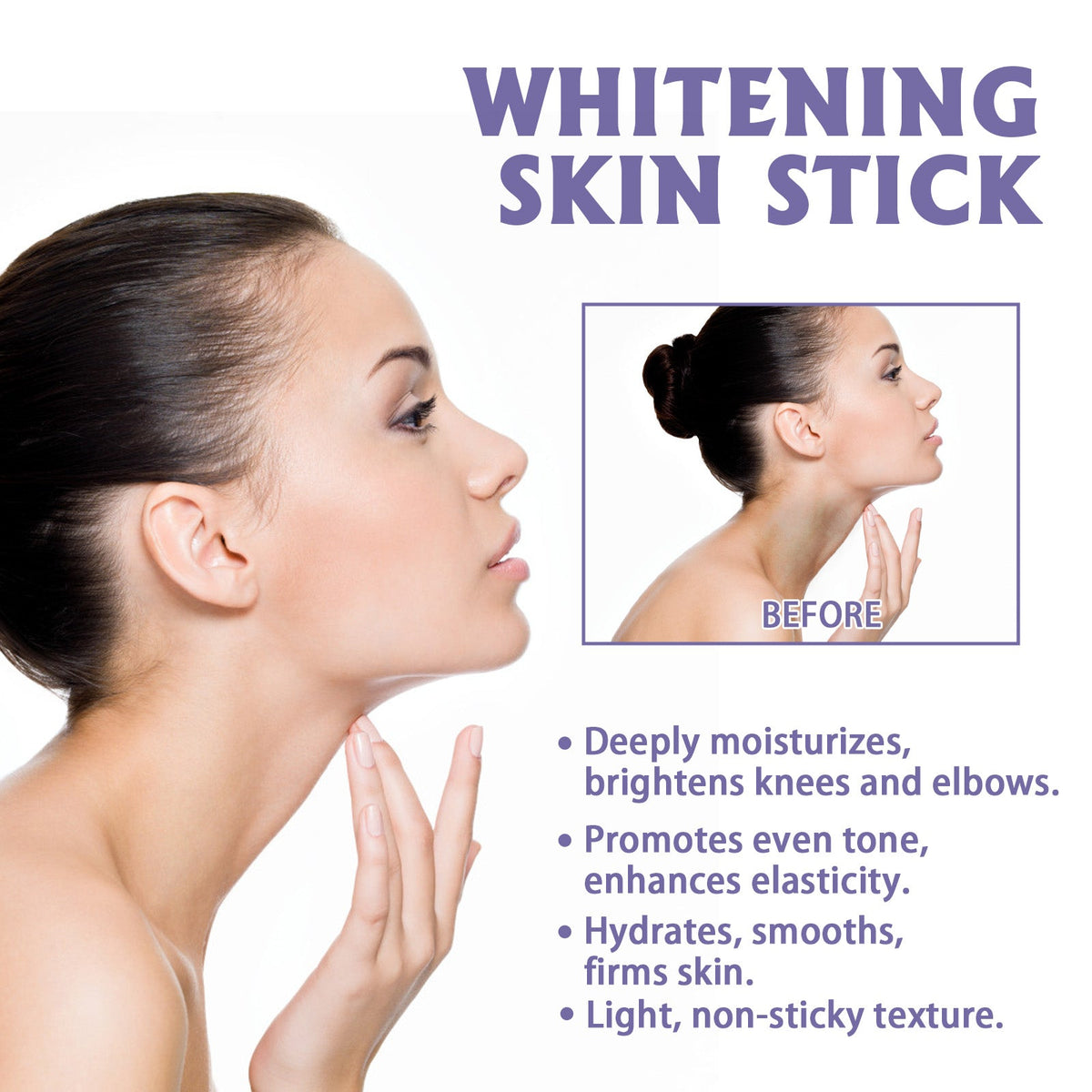 Underarm & Elbow Brightening Roll-On Moisturizer for Dark