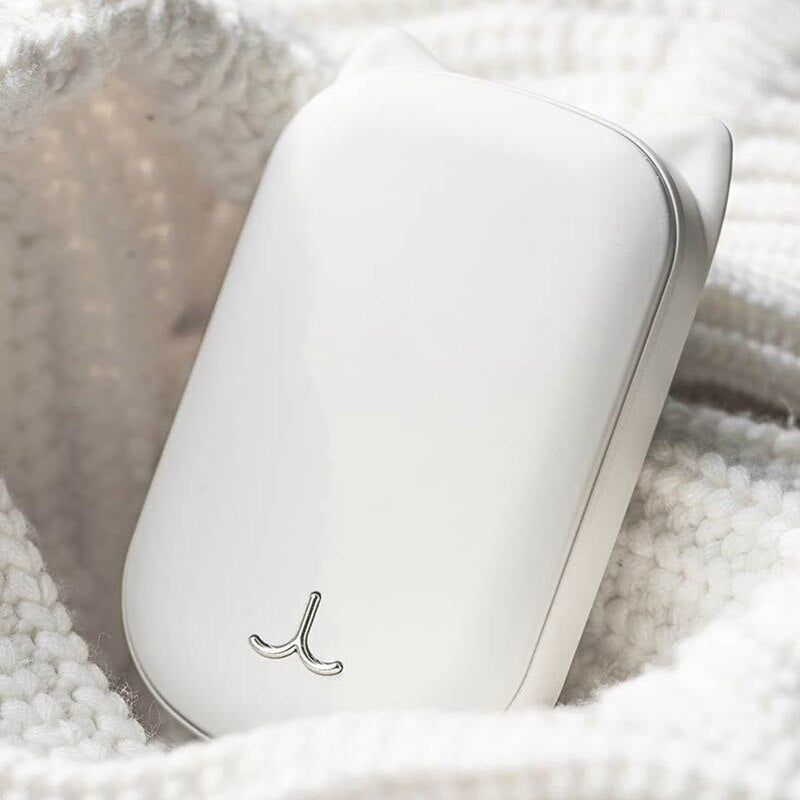 Rechargeable Hand Warmer & Power Bank — Stay Warm and Charged