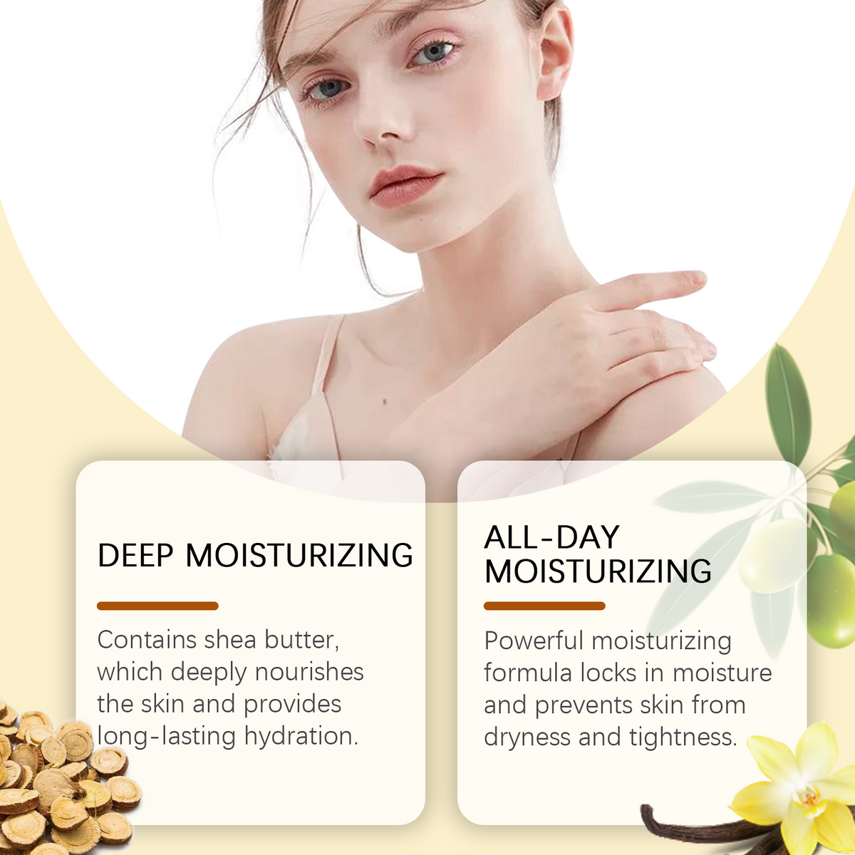 Vanilla Body Moisturizer Gentle Moisturizing And Hydrating M