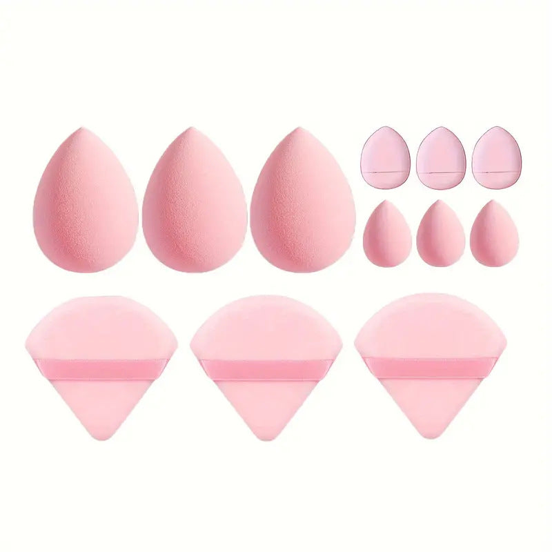 12-Piece Makeup Sponge Set — Flawless Airbrushed Finish