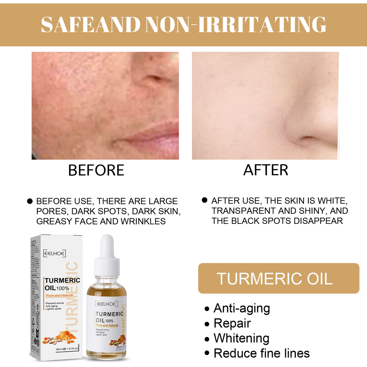 Turmeric Correction Essence for Dark Spots & Fine Lines