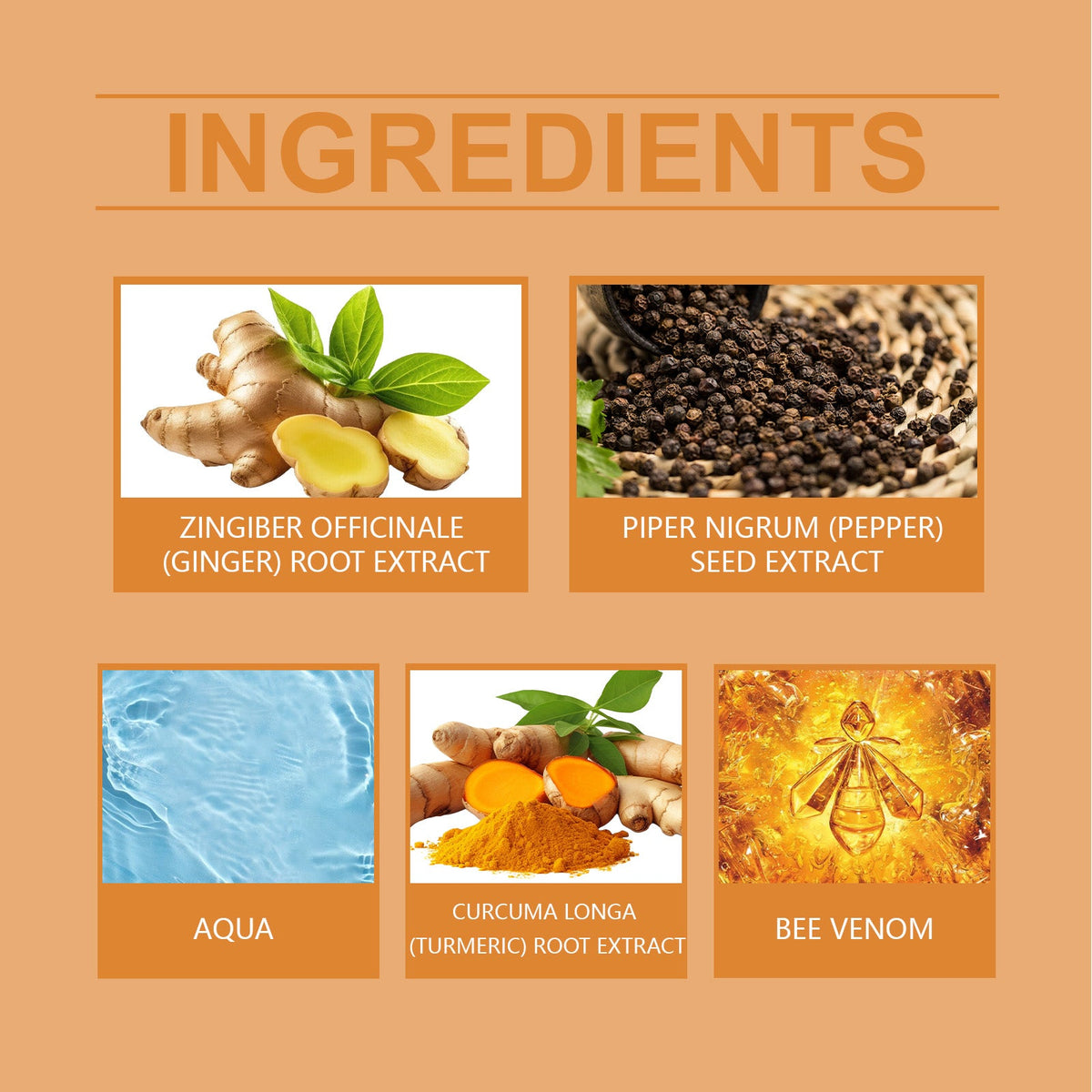 Turmeric Bee Venom Body Cream for Firmer Skin