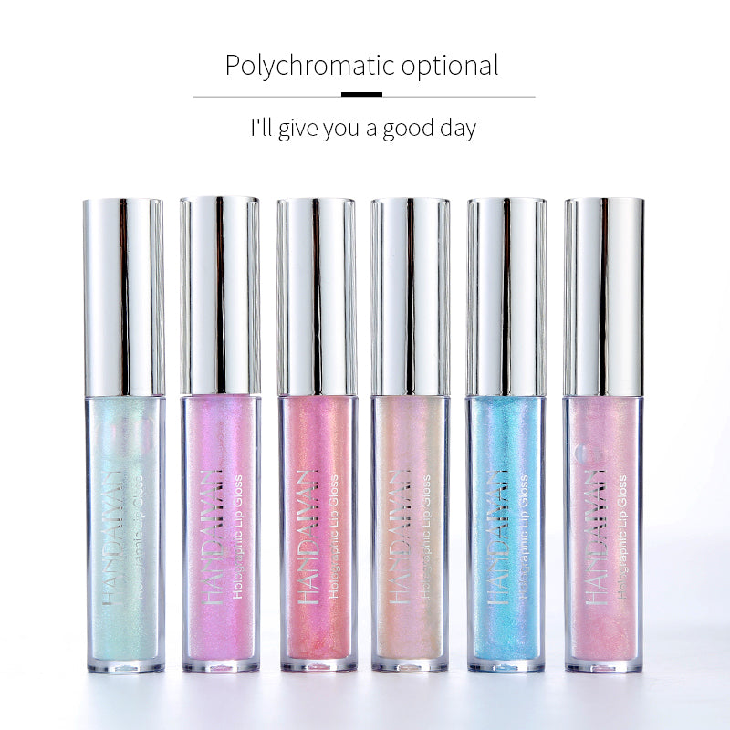 Holographic Lip Gloss for Luminous Mermaid-Inspired Shine