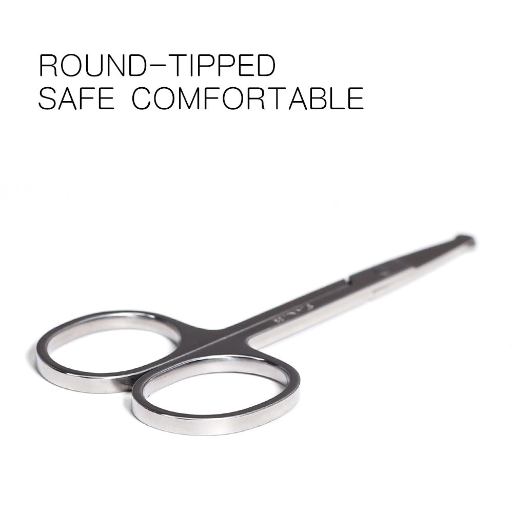 Nose Hair Scissors – Rounded Safety Tips, Stainless Steel