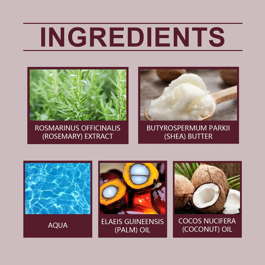 Batana Rosemary Conditioner for Dry, Shiny, Stronger Hair