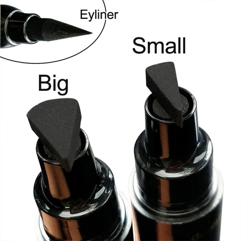 2-in-1 Stamp Eyeliner Pen for Sharp, Symmetrical Wings