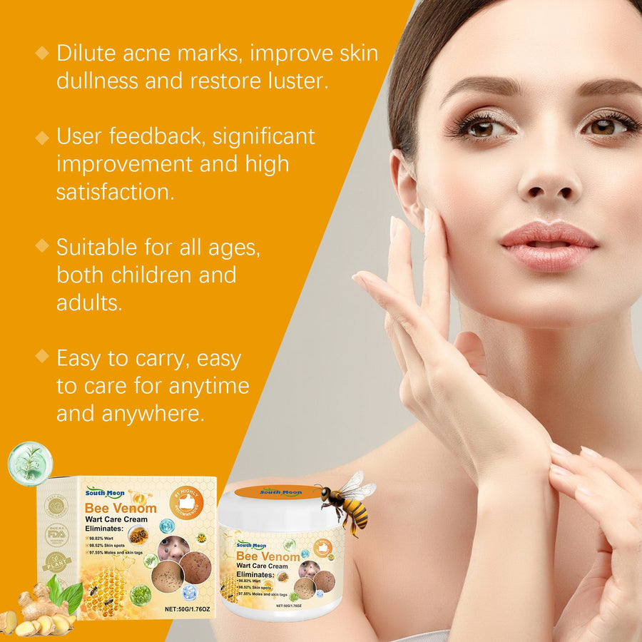 Bee Venom Cream for Skin Spots, Moles & Warts Care