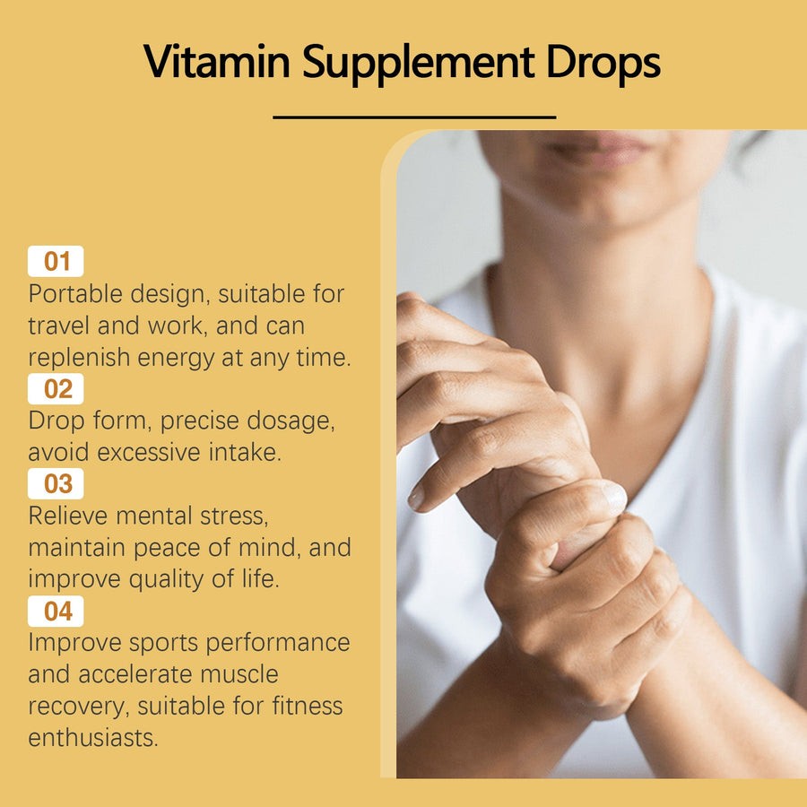 Vitamin Supplement Drops — Fast Joint Pain Relief