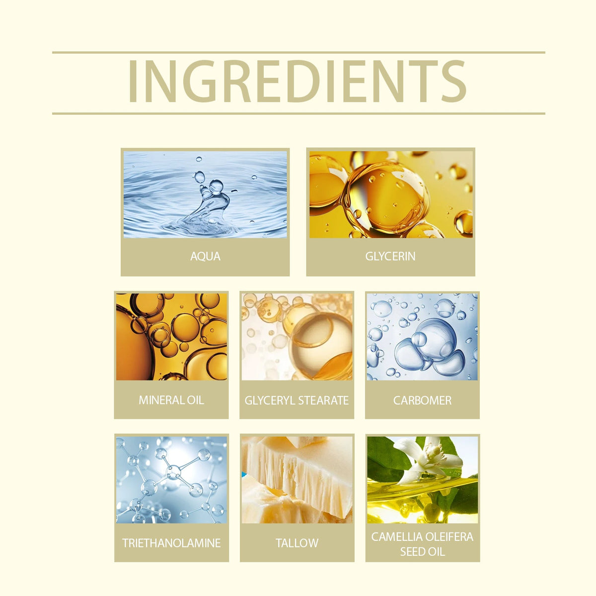 Grass Fed Tallow Face Cream for Fine Lines & Dryness