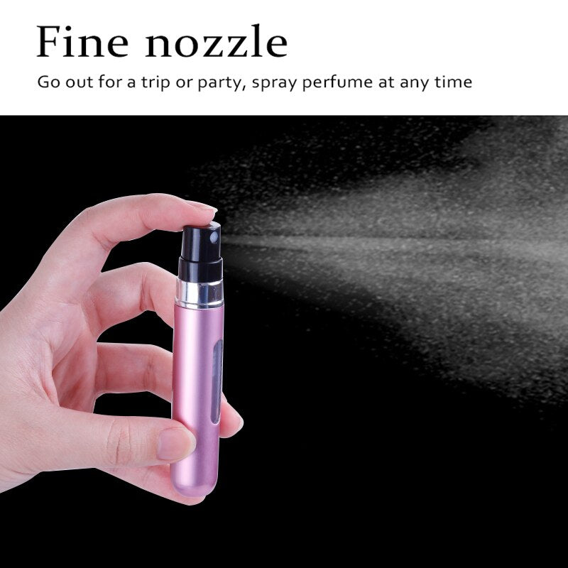Refillable Perfume Atomizer — Portable 5ml Spray Bottle