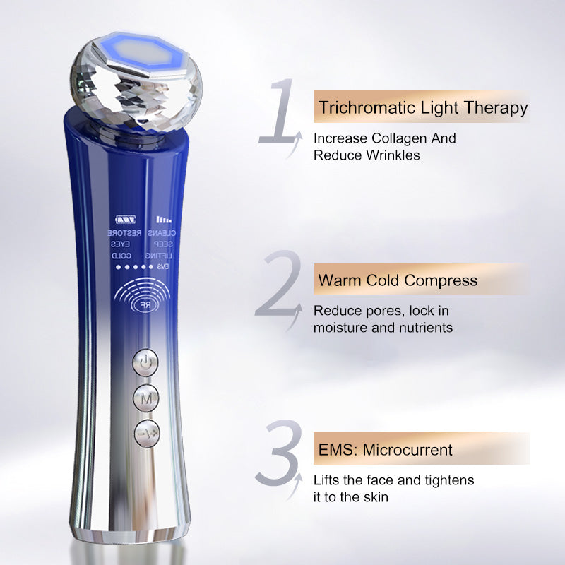 Microcurrent Facial Massager — Visible Lift & Wrinkle