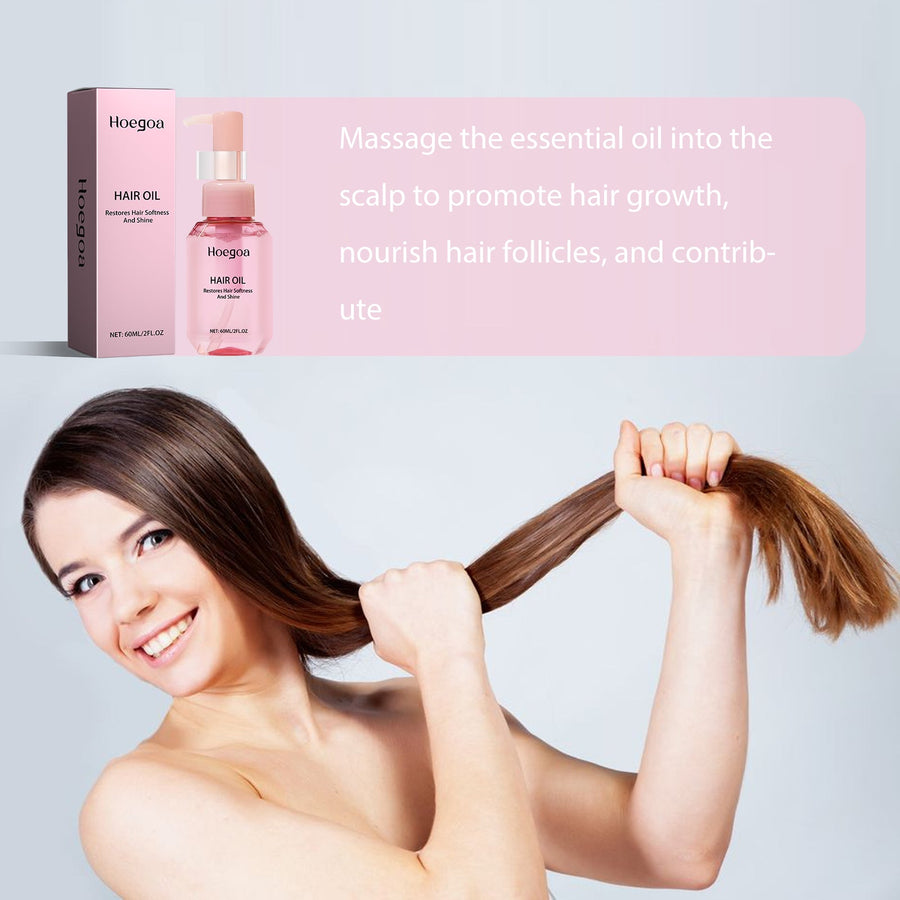Hair Oil Serum for Frizz, Dry Ends, Softness and Shine