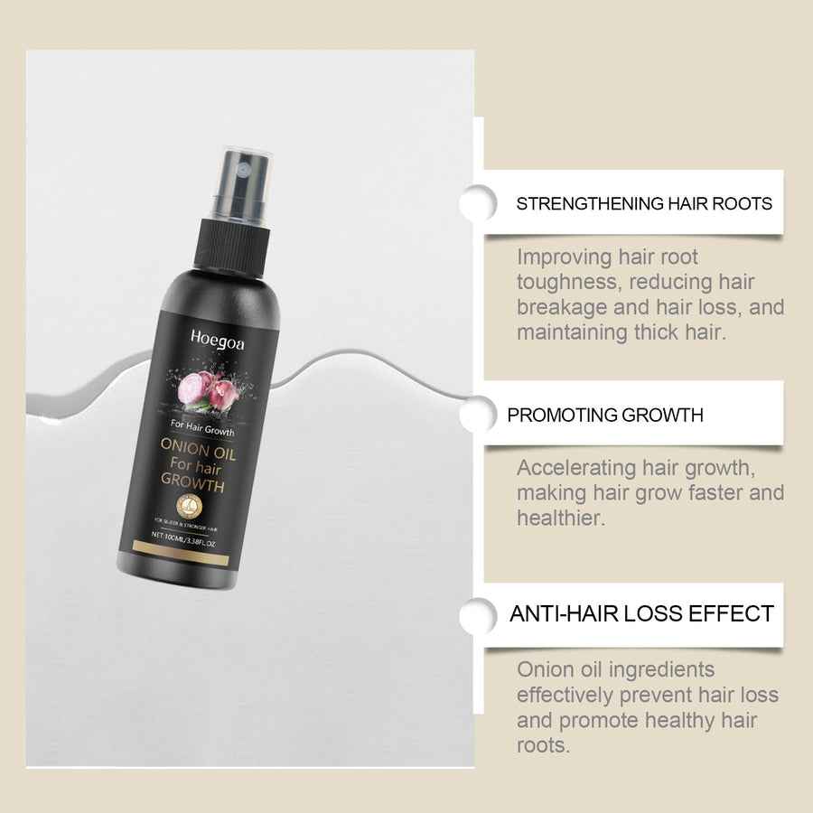 Onion Oil Hair Spray for Dry, Breakage-Prone, Weak Hair