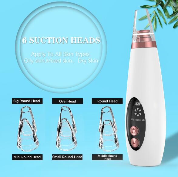 6‑in‑1 Electric Blackhead Remover — Won’t Damage Skin, 3 Modes