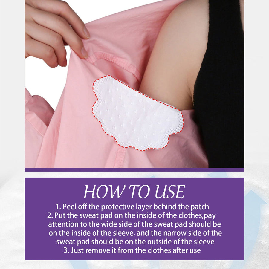 Underarm Sweat Pads for Dry, Mark-Free Clothing All Day