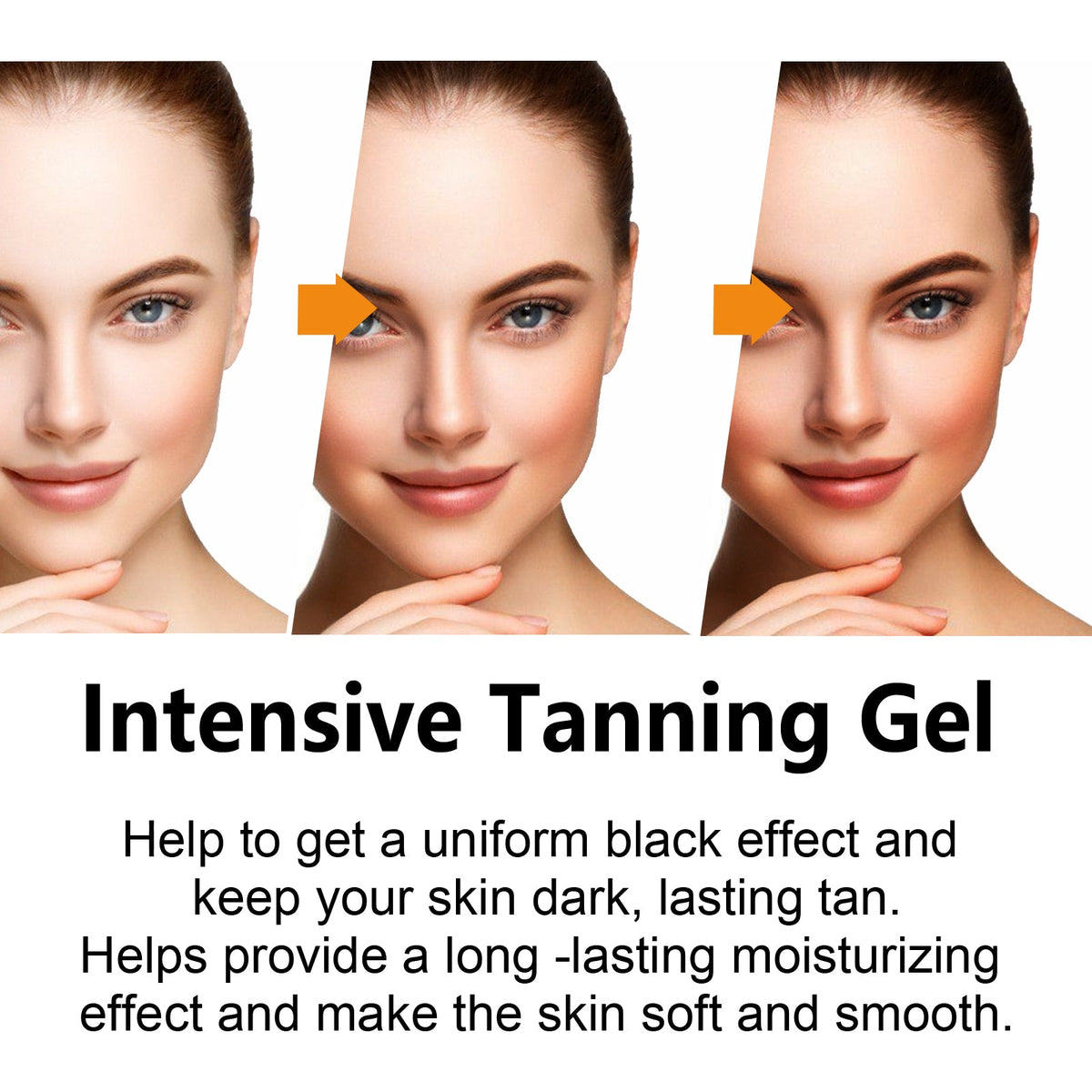 Intensive Tanning Gel - Deep Bronze Glow, No Grease