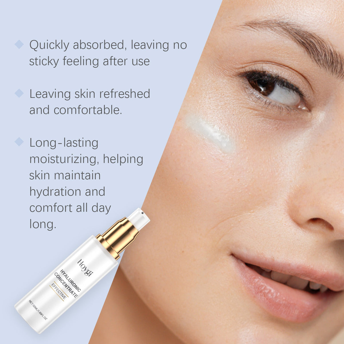 Hyaluronic Acid Hydrating Essence for Plump Dewy Skin