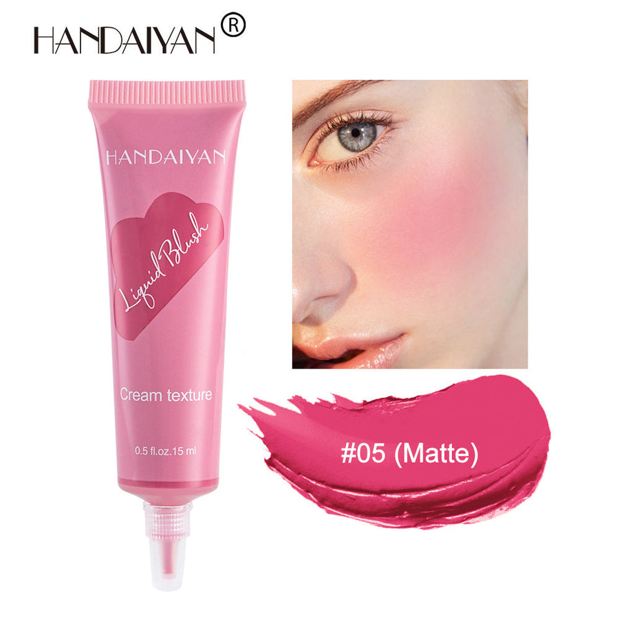 Liquid Blush Makeup for Naturally Flushed, Matte Cheeks