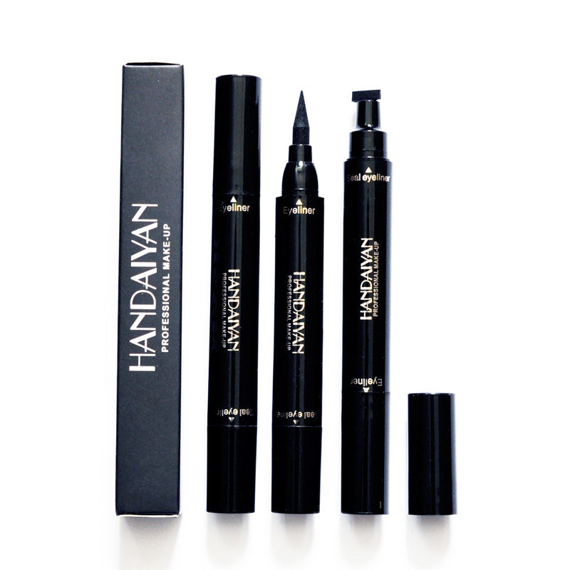 Double-Ended Winged Eyeliner Stamp for Easy Cat-Eyes