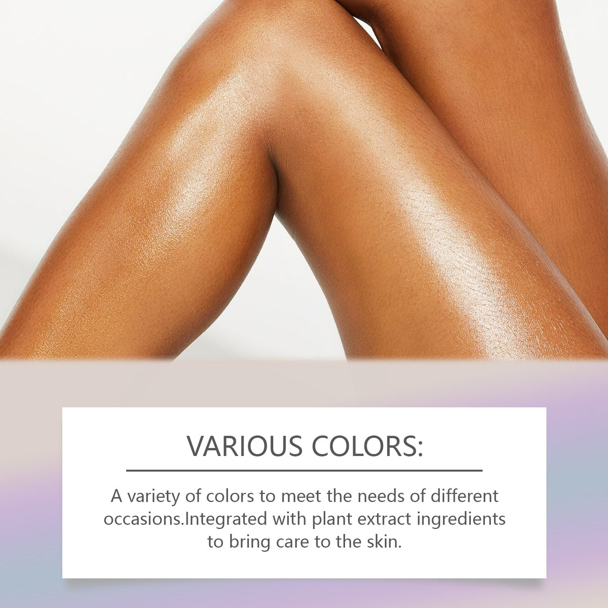 Body Glitter Oil for Long-Lasting Moisturizing Glow