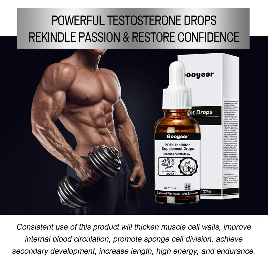 Men’s Enhancement Drops — Natural PDE5 Inhibitor