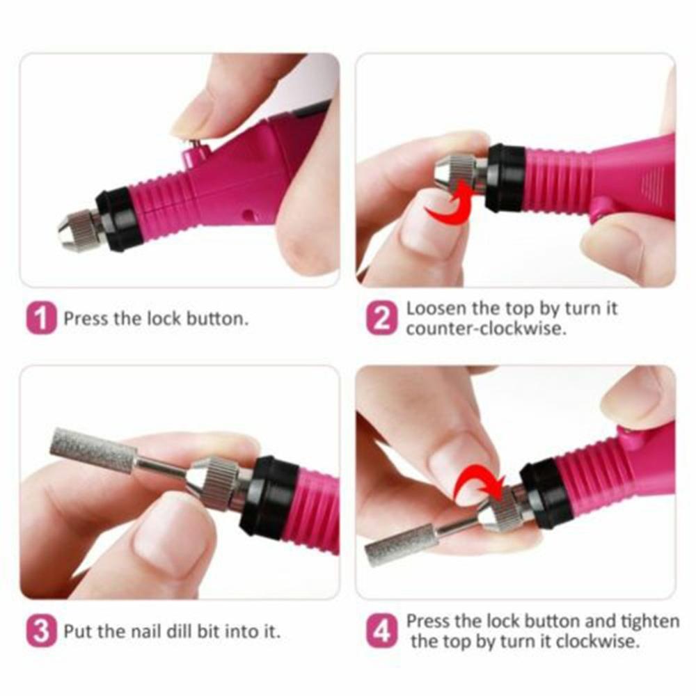Electric Nail Drill Kit — Fast Gel Removal & Shaping